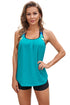Print Insert Racerback Tankini Set